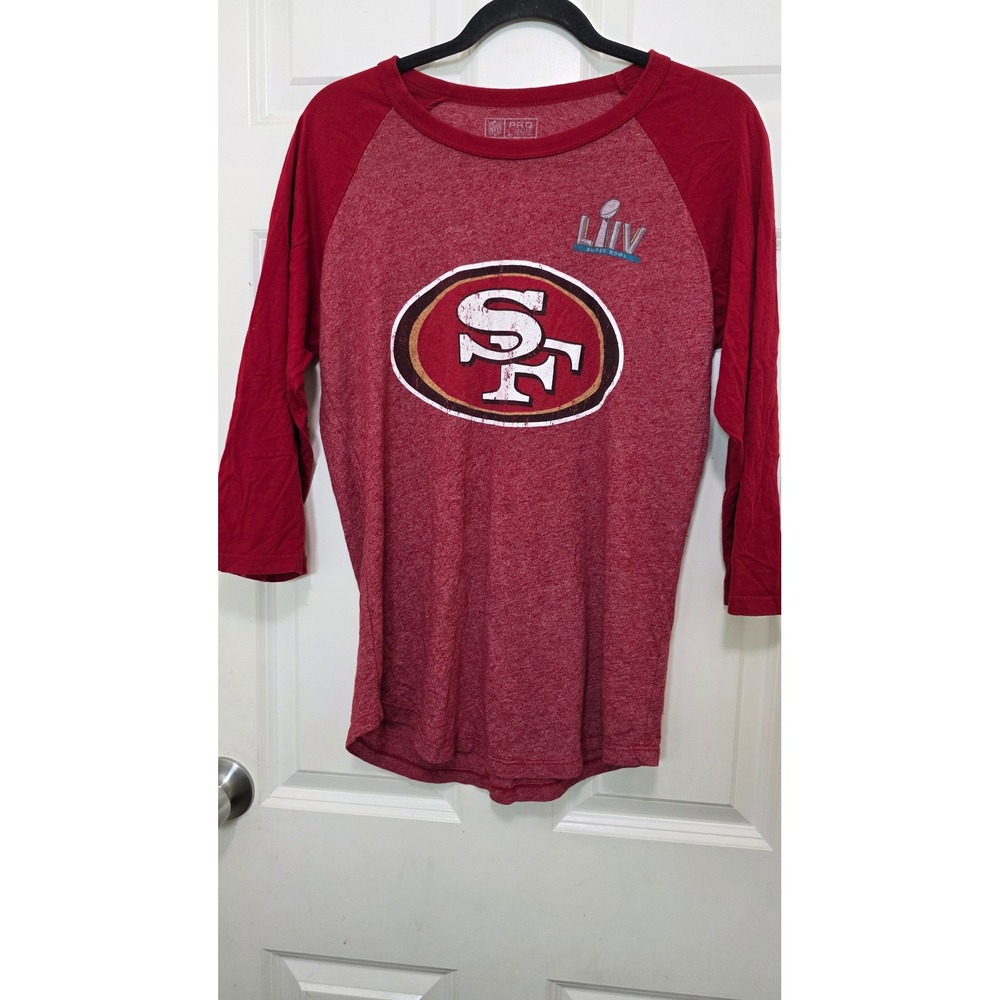 NFL Pro Line Fanatics 49ers Jimmy Garoppolo Super Bowl LIV Shirt Mens L Red Tee